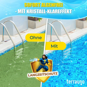 Kristallklar Paket Poolpflege Sets TerraUno