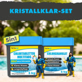 Kristallklar Paket Poolpflege Sets Basis TerraUno