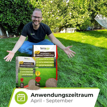 Rasendünger mit Unkrautvernichter TerraUno