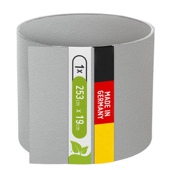 Sichtschutzstreifen | PP| Polypropylen | Lederoptik Grau (RAL 7040) 1 Streifen TerraUno