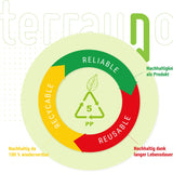 Sichtschutzstreifen | PP| Polypropylen | Lederoptik TerraUno