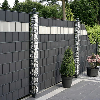 Sichtschutzstreifen | PP| Polypropylen | Lederoptik TerraUno