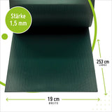 TerraUno - Premium Polypropylen Sichtschutzstreifen | 2,530mx19cm | Made in Germany Sichtschutz TerraUno