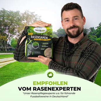 Rasensamen - Nachsaat, Reparatur und Neuanlage TerraUno