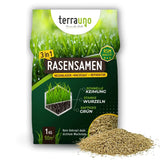 Rasensamen - Nachsaat, Reparatur und Neuanlage TerraUno