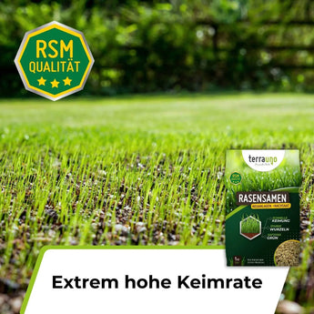 Rasensamen - Nachsaat, Reparatur und Neuanlage TerraUno