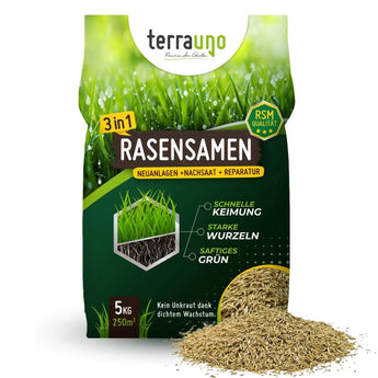 Rasensamen - Nachsaat, Reparatur und Neuanlage TerraUno