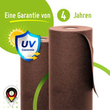 Premium Unkrautvlies aus Polypropylen Unkrautvlies TerraUno