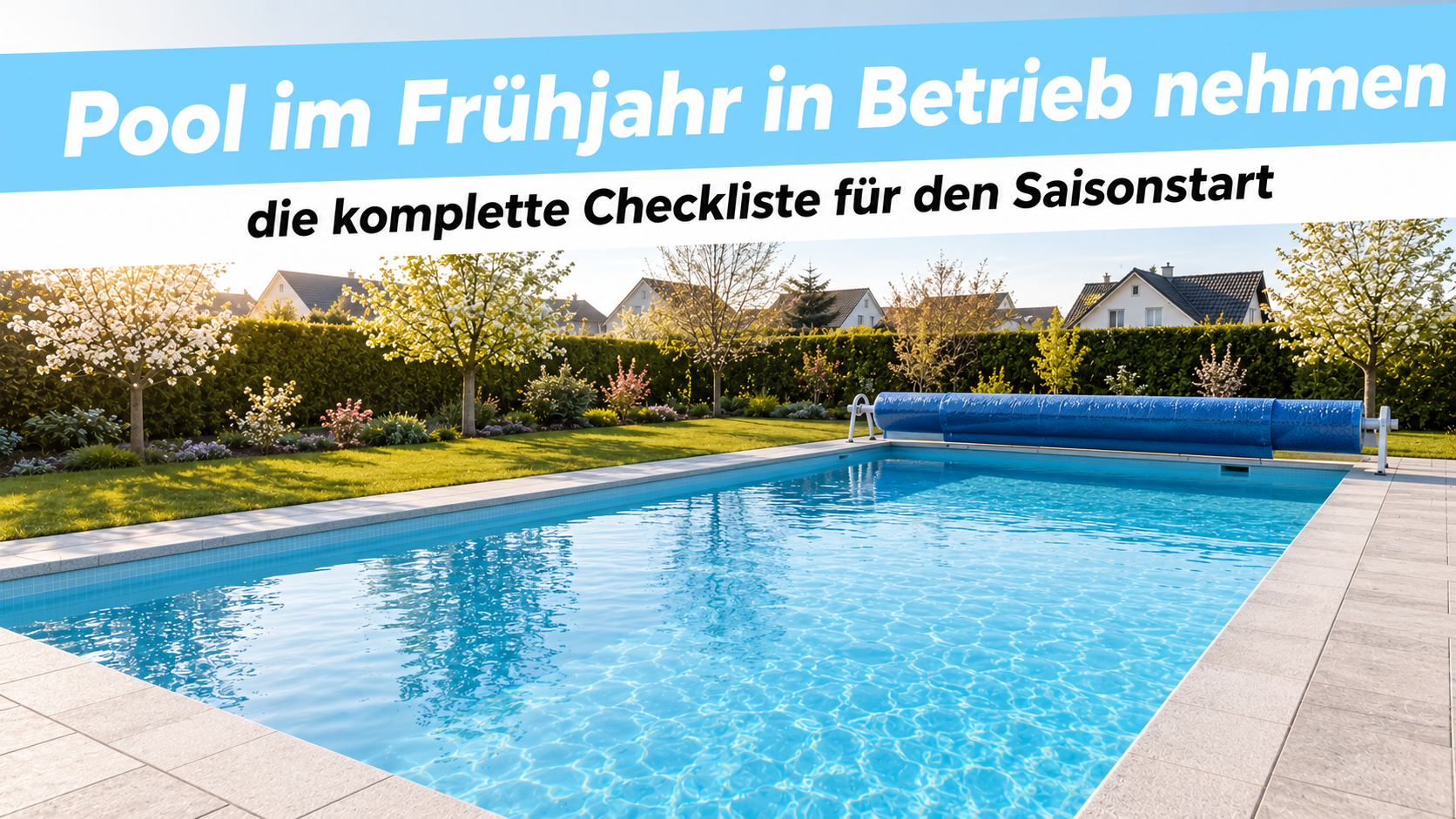 Pool im Frühjahr in Betrieb nehmen – die komplette Checkliste
