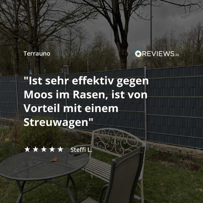 Kundenbewertung TerraUno Rasenkalk