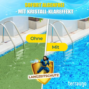 Kristallklar Paket Poolpflege Sets TerraUno