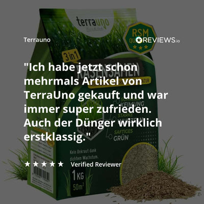 Kundenbewertung TerraUno Rasensamen