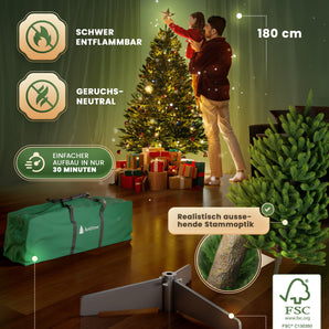 ArtiTree® Künstlicher Weihnachtsbaum - Premium Tanne     TerraUno