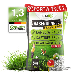Rasendünger Sommer und Frühling TerraUno