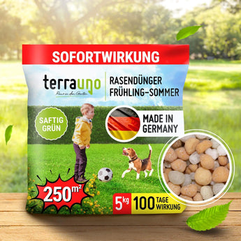 Rasendünger Sommer und Frühling TerraUno