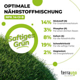 Rasendünger Sommer und Frühling TerraUno