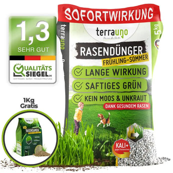 Rasendünger Sommer und Frühling TerraUno