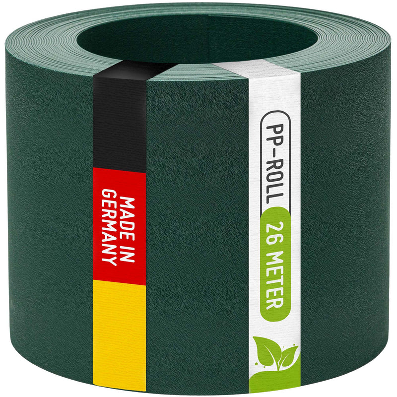 Sichtschutzstreifen | PP| Polypropylen | 26m  Moosgrün (RAL 6005)   TerraUno
