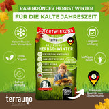TerraUno - Herbst Rasendünger NPK 7+3+12 Dünger    TerraUno