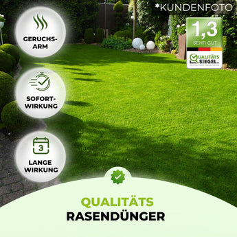 Rasendünger Sommer und Frühling Rasendünger TerraUno
