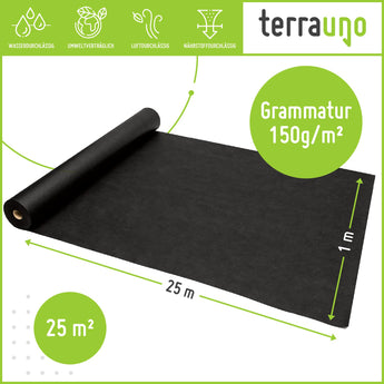 Unkrautvlies - 50 g/m² Unkrautvlies    TerraUno