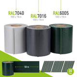 Sichtschutzstreifen (Rolle) aus PVC Sichtschutz    TerraUno