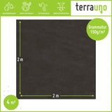Unkrautvlies - 150 g/m²     TerraUno