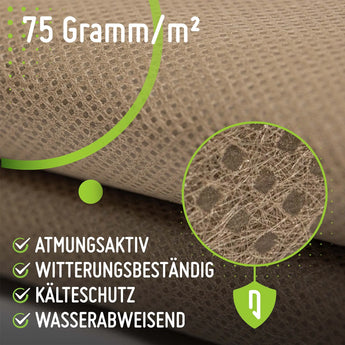 Winterschutzhaube 75 g/m²     TerraUno