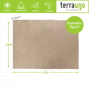 Winterschutzhaube 75 g/m²     TerraUno