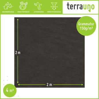 Unkrautvlies - 150 g/m²     TerraUno